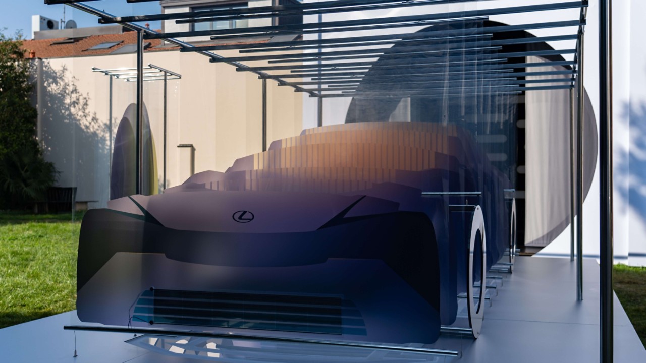 Lexus LF-ZC art at the Milan Design Week 2024