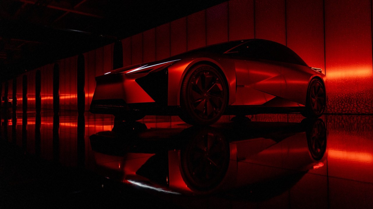 Lexus LF-ZC concept car at the Milan Design Week 2024