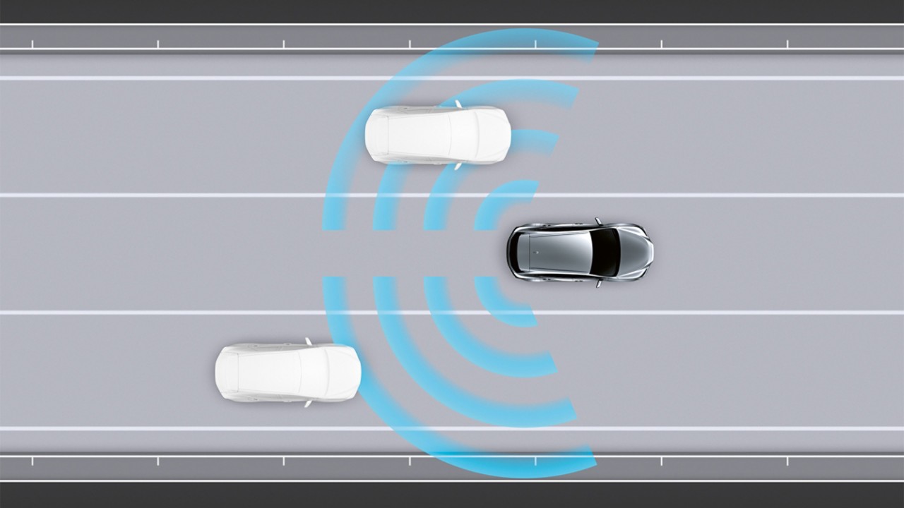 Lexus Blind Spot Monitor graphic 